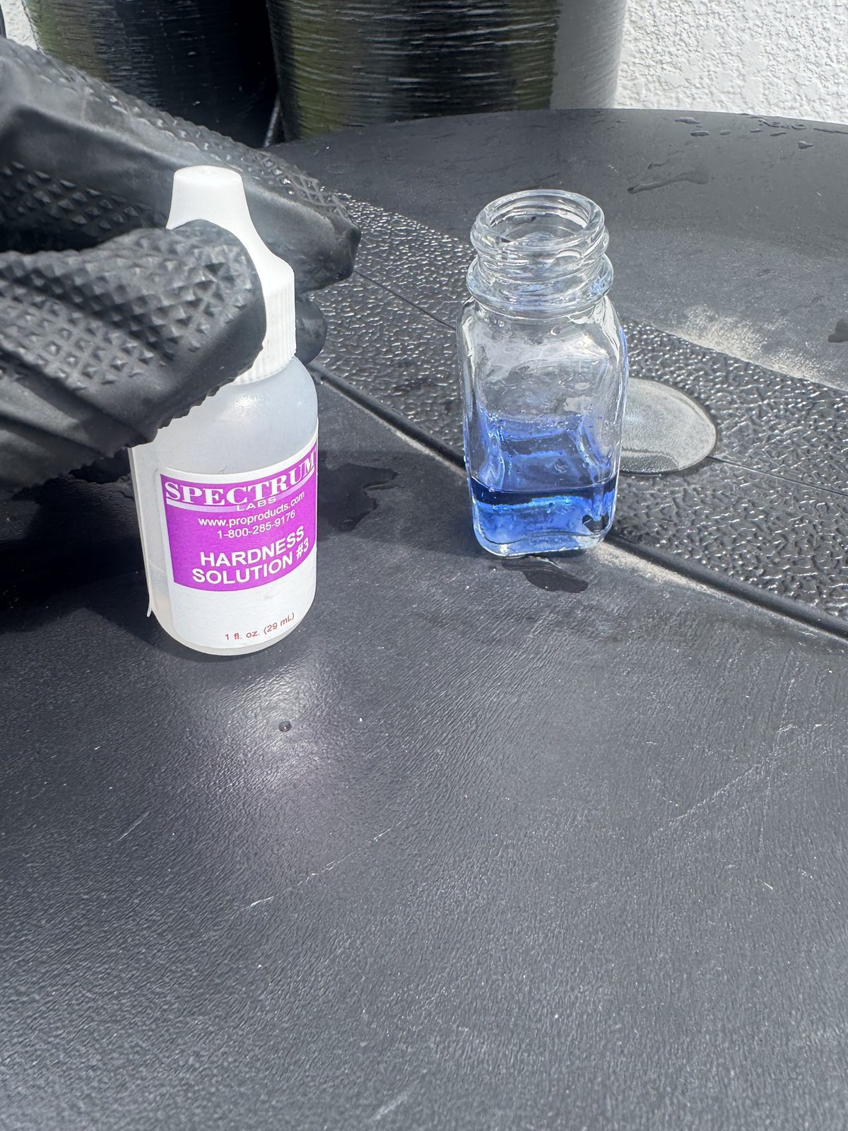 On-site water hardness test, Cape Coral FL water quality analysis by Superior Plumbing